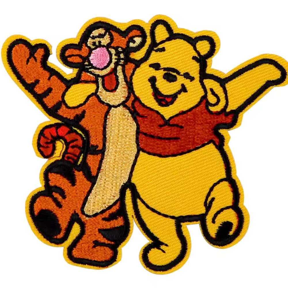 Disney Winnie the Pooh and Tigger Patch - Yellow and Red